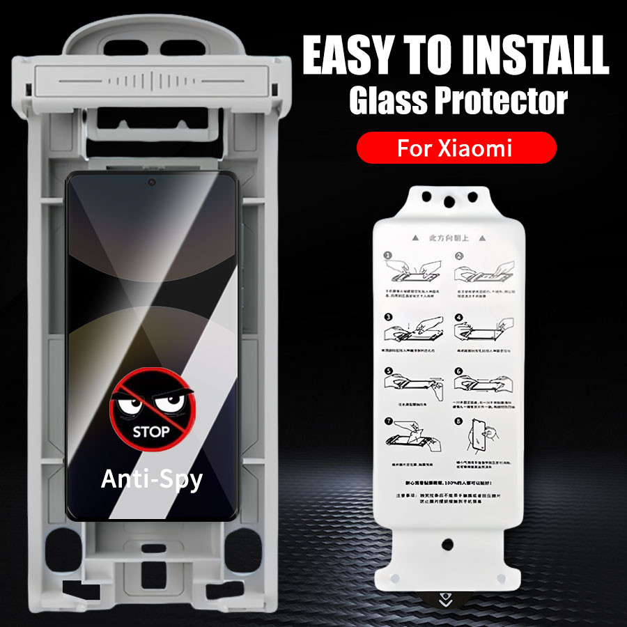 ล้างความเป็นส่วนตัวติดตั้งง่ายเซรามิคฟิล์มกระจกนิรภัยสําหรับ Samsung Galaxy Xiaomi Mi 15 Pro 15 Ultra 14 Pro Mi 14 Ultra Screen Protector