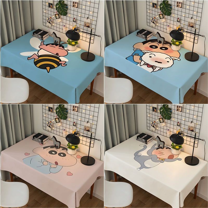 【พร้อมส่ง】ชินจัง ผ้าปูโต๊ะ shinchan ผ้าปูโต๊ะ table cloth ขนาดใหญ่  กันฝุ่น เหมาะสำหรับโต๊ะอาหารขนาดใหญ่