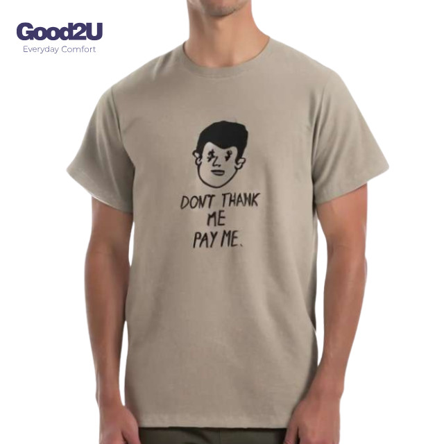 [GOOD2U] Plein Kototon Men Short Sleeve Graphic T-Shirt - Dollar Eyes / Baju Tshirt Lelaki