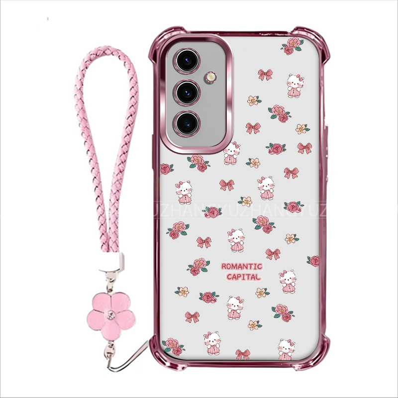 เคส Samsung S23 fe S22 เคสโทรศัพท์อัลตร้าพลัสสําหรับใหม่ซิลิโคนสี่มุมป้องกันการตก HDM