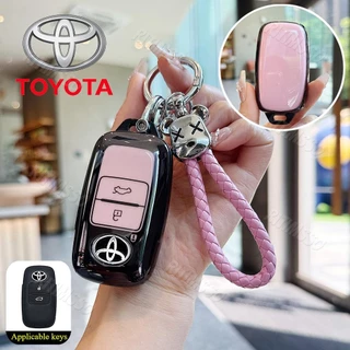 Fit สําหรับ Toyota Vios 2023 Yaris Ativ 2024 Avanza Veloz Raize รุ่น TPU Remote Car Key Cover Case