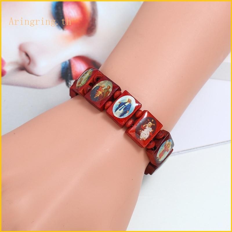 ARIN สร้อยข้อมือคาทอลิก.Icon พระแม่มารี Unisex 3 สี