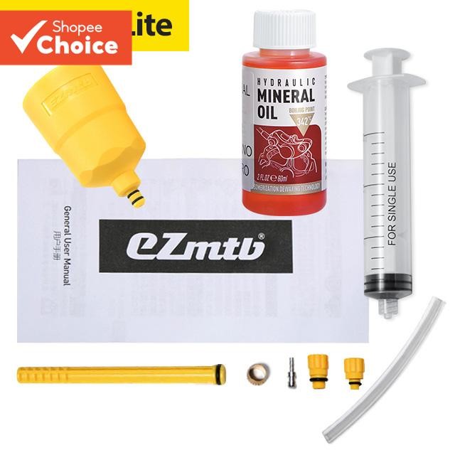 EZmtb Mountain Ro ad จักรยานไฮดรอลิกดิสก์เบรก Bleed เครื่องมือจักรยานน้ํามันเลือดออกชุดสําหรับ SHIMANO พร้อมน้ํามันแร่ไฮดรอลิก 60ml