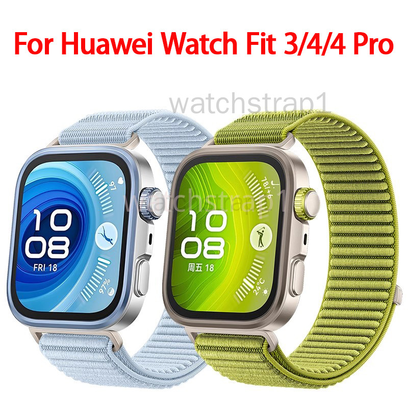 สายรัดไนลอนเปลี่ยนสายข้อมือ สําหรับ Huawei Watch Fit 5 Pro, Fit 4 Pro, Fit 4, Fit 3 สมาร์ทวอทช์
