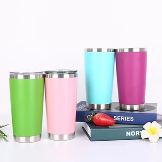 แก้วเยติ แก้วเก็บอุณหภูมิ แก้วเก็บความร้อน/เย็น เก็บความร้อน ขนาด20 oz สีสันสวยงาม พร้อมส่งในไทย