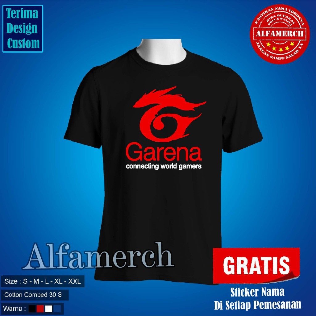 เสื้อยืดแขนสั้น GARENA FF FREE FIRE สุดเท่สําหรับผู้ชายและผู้หญิง