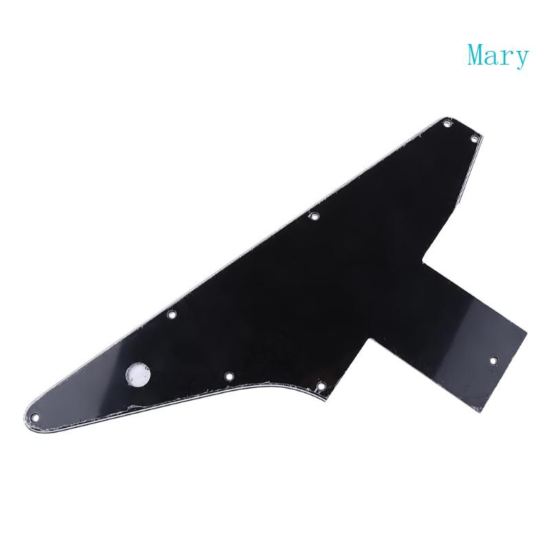 Mary 3 Ply Guitar Pickguard Pick Guard สําหรับ Explorer สําหรับ Gibson 76 Reissue Black Part