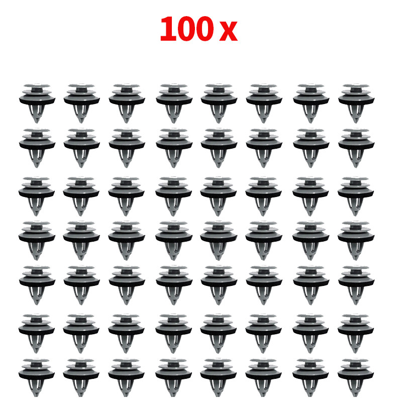 100X สําหรับ BMW E88 F45 E36 E46 E90 E91 F32 F33 F82 E60 E61 X1 E84 X3 E83 Auto Door Panel Card Trim Cover Fixing Clip 51418224781 - รูปที่ 6