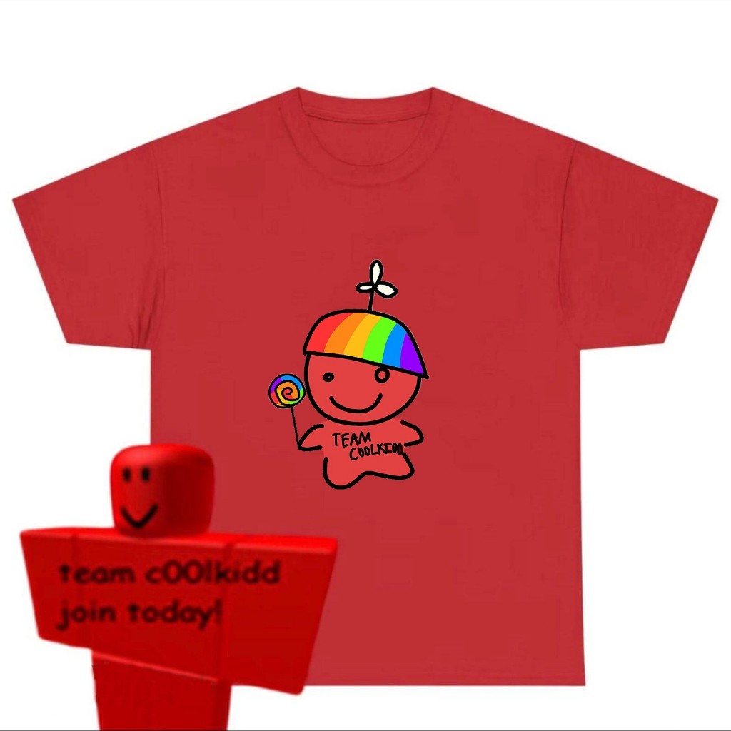 🎧HOT เสื้อยืดเกมเมอร์เด็กโง่ coolkidd roblox unisex s-5xl Unisex Popular T-shirts#X1