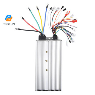 Pcbfun คู่แถว 24 หลอดตัวควบคุมไร้แปรงอัจฉริยะ 48V 60V 72V 84V 5000W