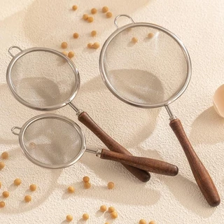 in stockBRIL กระชอนตาข่ายละเอียด, ทําความสะอาดง่ายสแตนเลส Matcha Sifter, Rust-Proof Small Very Fine Mesh Didi ตะแกรงสําหรับห้องครัว