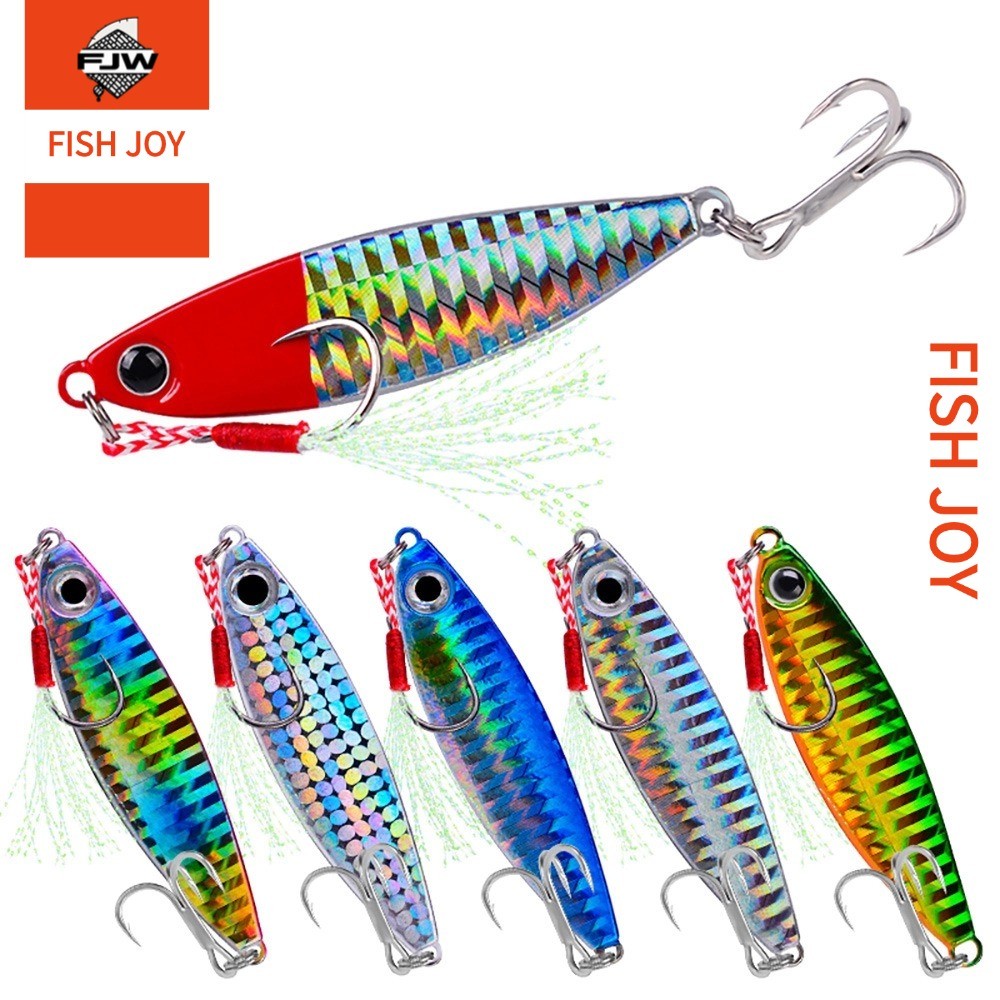 F193 ​​เหยื่อปลอมแผ่นเหล็ก​ สี UV สะท้อนแสง​ ​กระโดดน้ำ 15 องศา​ ​เสียงคลื่นเสียงสูง