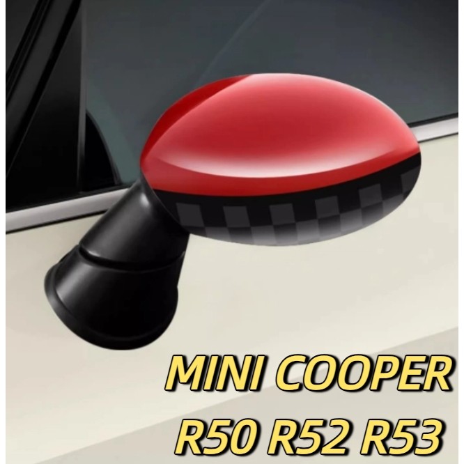 Old mini cooper car rearview mirror decorative shell, R50, R52, R53 car rearview mirror JCW style co