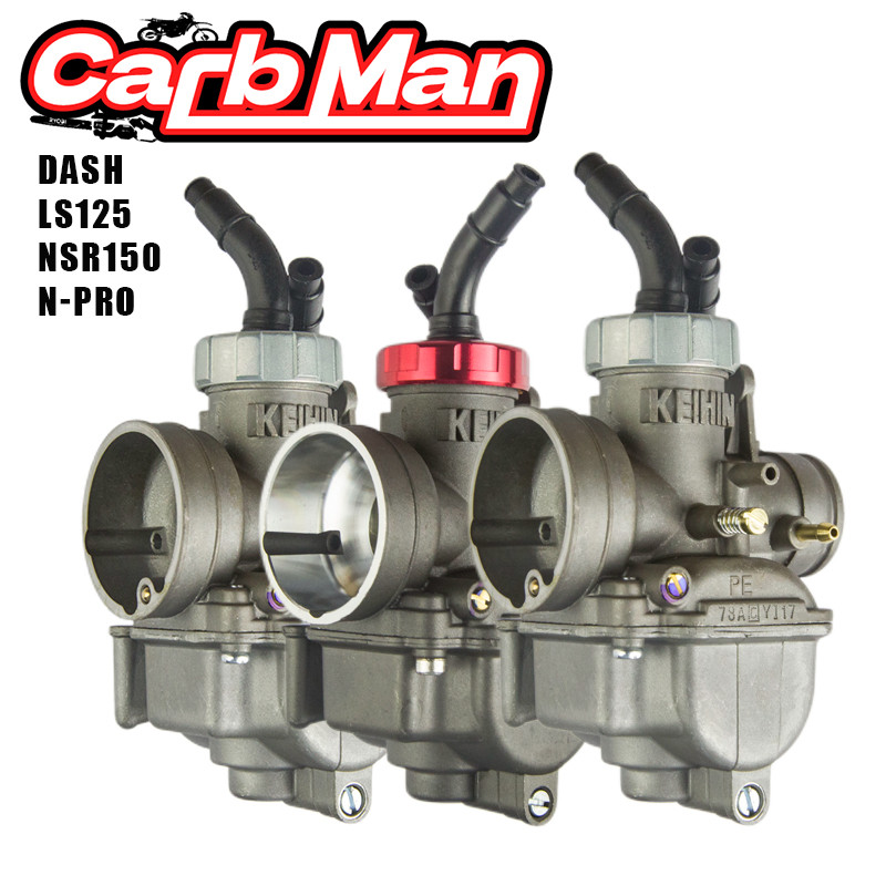 【พร้อมส่ง】คาร์บูเคเหลี่ยมคว้าน คาร์บู PE24 26 28 30 DASH LS125 NSR150 NSR N-PRO ARM ลูกเร่งทองเหลือง