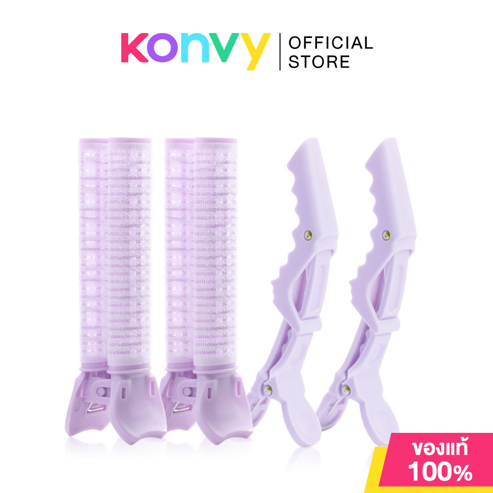 KVY Hair Curlers & Positioning Hair Clips Set เซทกิ๊บโรลยกโคนผมและกิ๊บแบ่งผม. รูปที่ 5