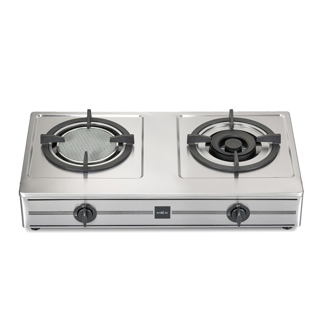 LOCAL789 MEX เตาแก๊สชนิดตั้งโต๊ะหน้าสเตนเลส 2 หัวเตา รุ่น PC5872IGX  ร้านอยู่ในไทย