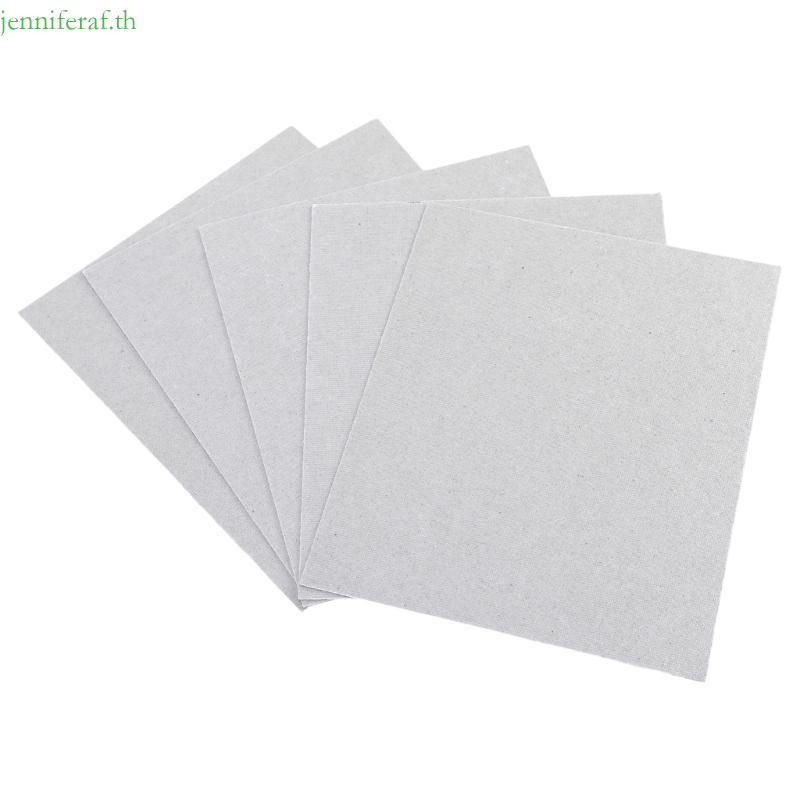 Jenniferaf 5 ชิ้นแผ่นไมก้าเตาอบไมโครเวฟเปลี่ยนส่วน 120x150 มิลลิเมตรสากลสําหรับ Midea