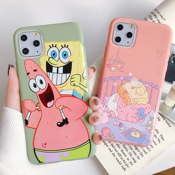 SPONGEBOB 2 hardcase fullprint case iphone 5c 5 5s 6 7 8 6s plus x xs xr max 15 pro max