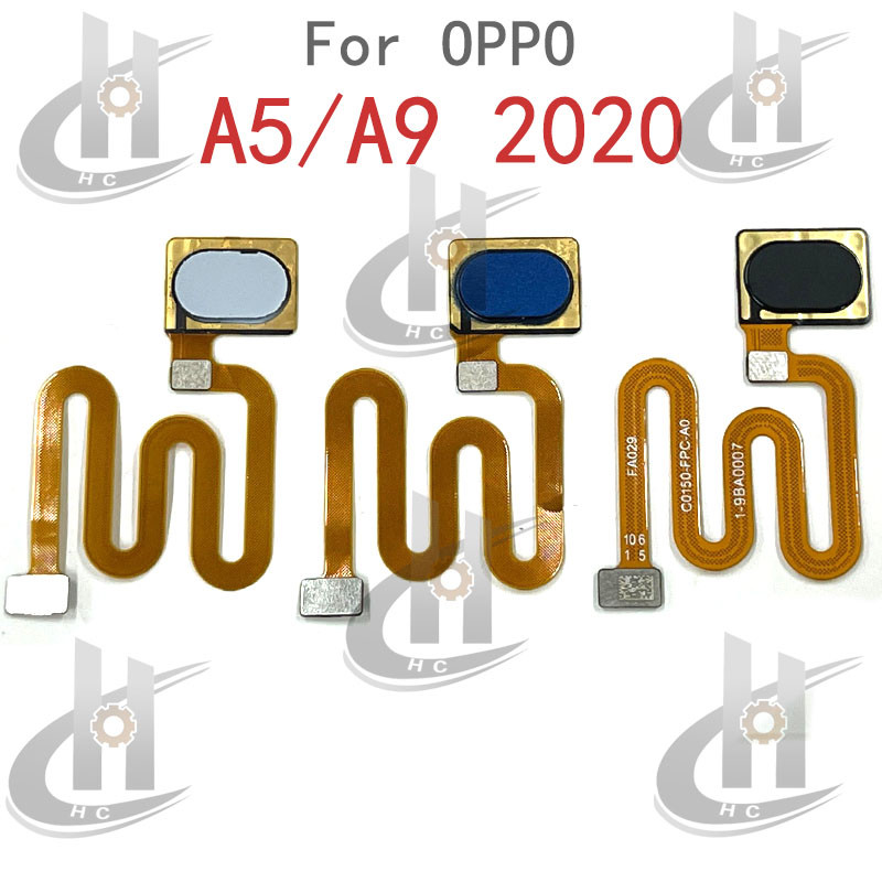 ลายนิ้วมือ Touch Sensor Finger Power Switch ON OFF ปุ่มด้านข้าง Key Flex สําหรับ OPPO A5 2020 CPH1931 / A9 2020 CPH1937 / A11 / A11X