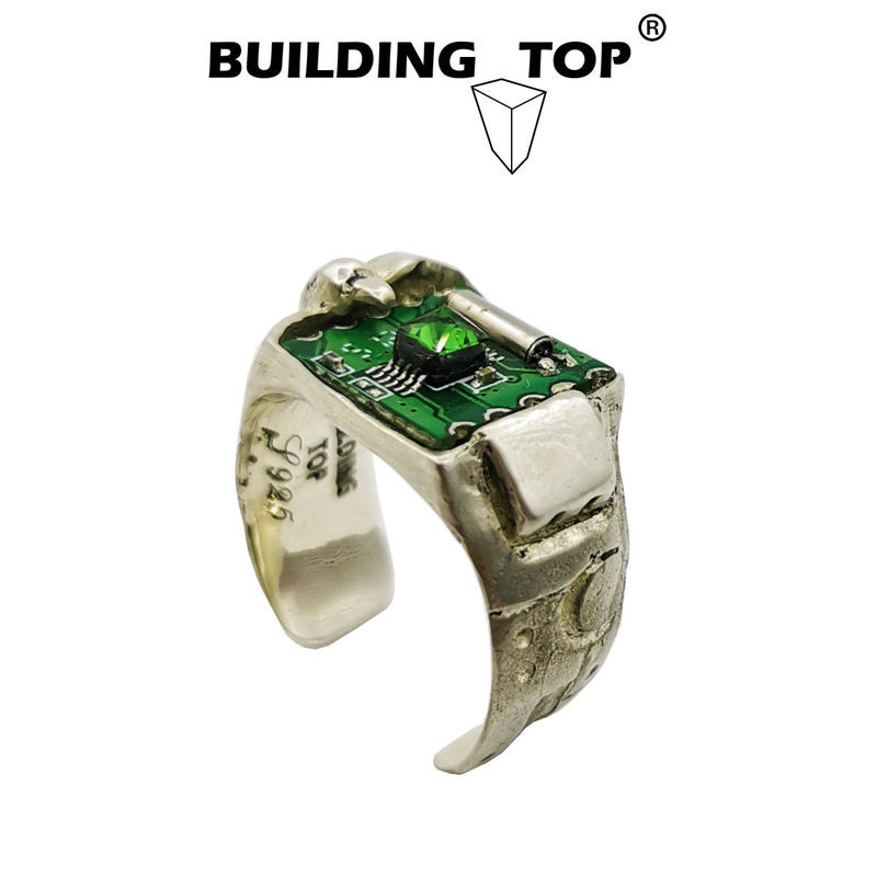 Cyberpunk Emerald Circuit Future ฟังก์ชั่นเครื่องกล Wind Neutral Open Ring