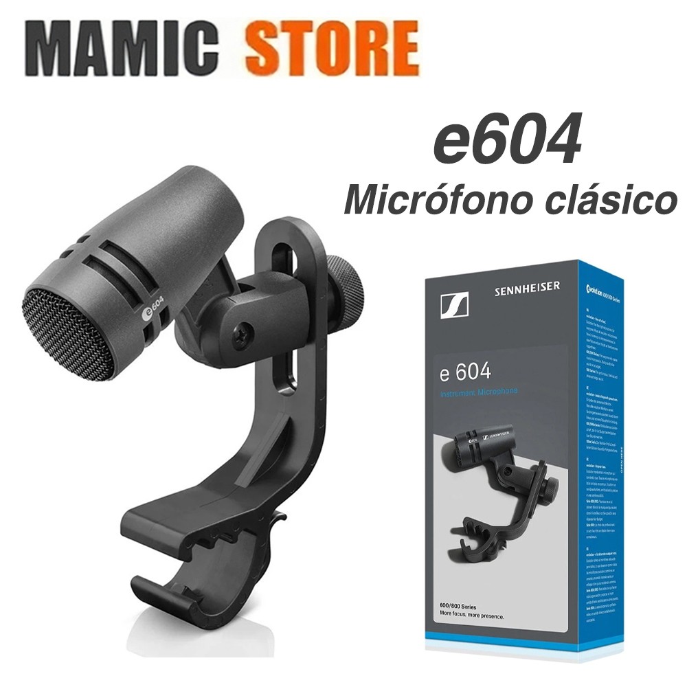 E604 Tom Mars Evolution Series Cardioid Instrument ไมโครโฟนกลองแบบมีสาย e 604 พร้อม Clip Arm Mount ส