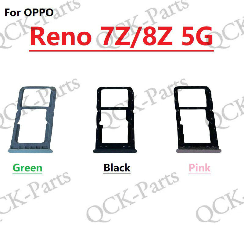 สําหรับ OPPO Reno 7Z 8Z 5G ซิมการ์ดถาดผู้ถือช่องใส่การ์ด Reader SD Slot อะแดปเตอร์อะไหล่