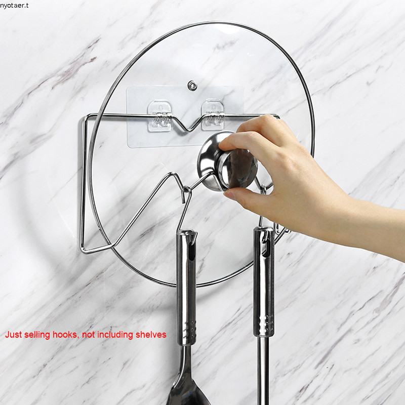 🌷COD🌷กาวอเนกประสงค์ ตะขอล๊อคตะแกรง สำหรับติดที่วางของ ชั้นวางของ ที่แขวนอเนกประสงค์ แขวนตะแกรง - รูปที่ 7