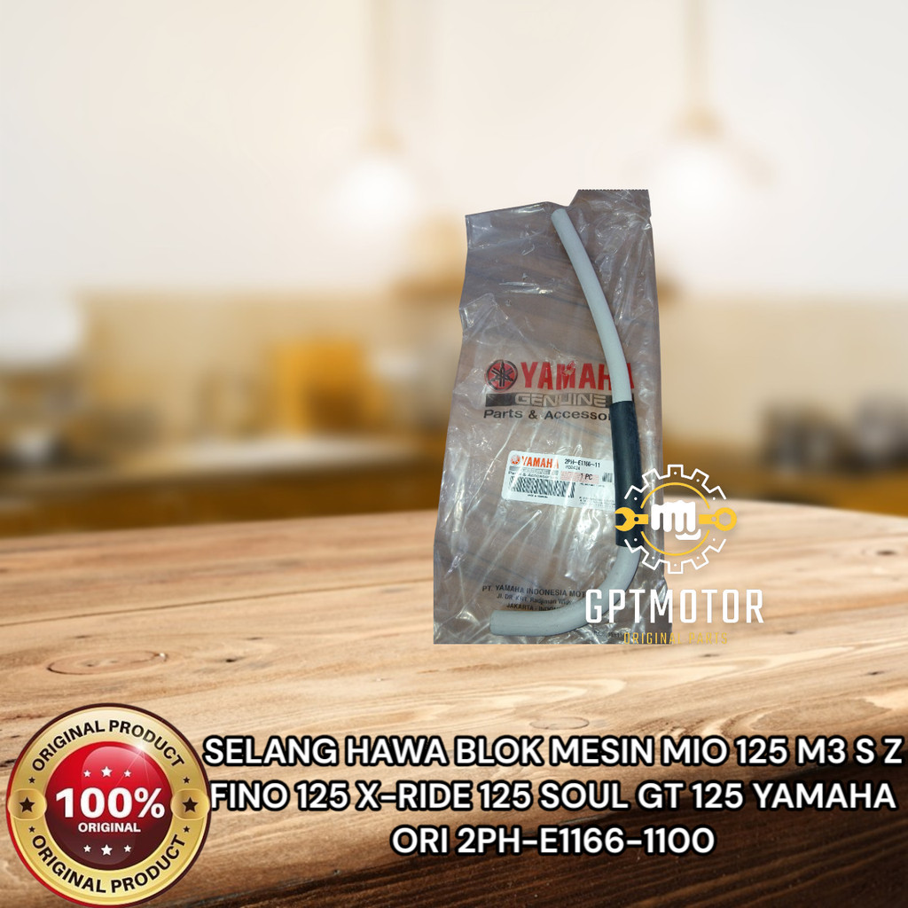 MESIN ENGINE BLOCK AIR HOSE MIO 125 M3 SZ FINO 125 X-RIDE 125 SOUL GT 125 YAMAHA ORIGINAL 2PH-E116-1