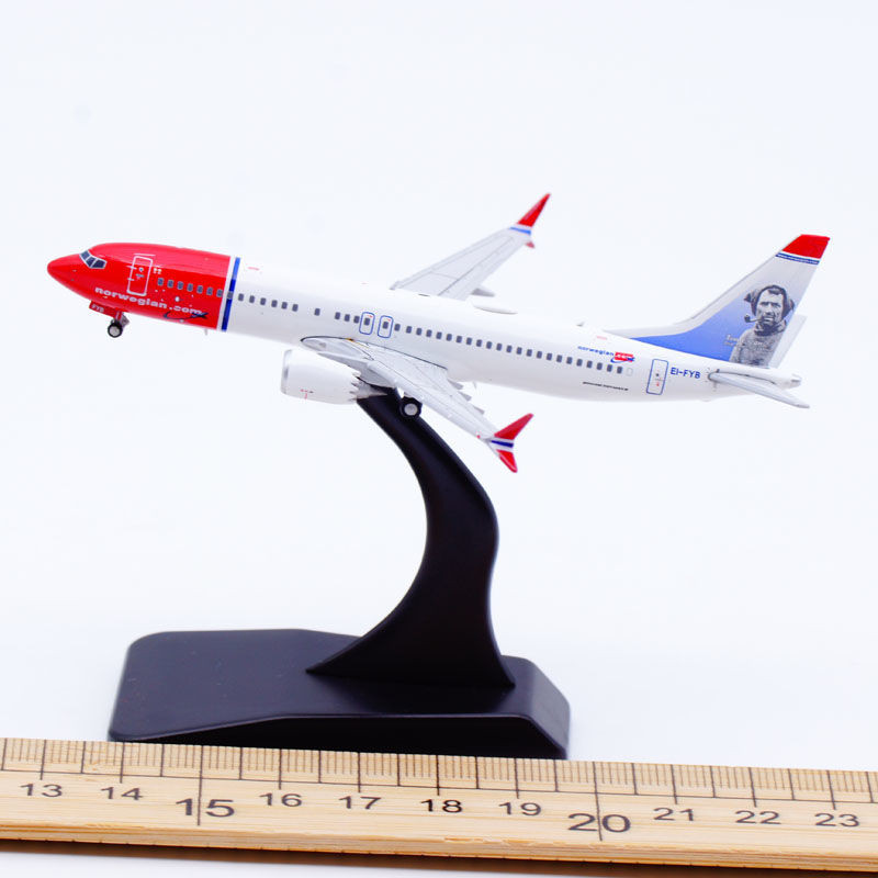 1: 400 JC Wings Alloy Airliner รุ่นนอร์เวย์ Airlines B737 MAX8 EI-FYB