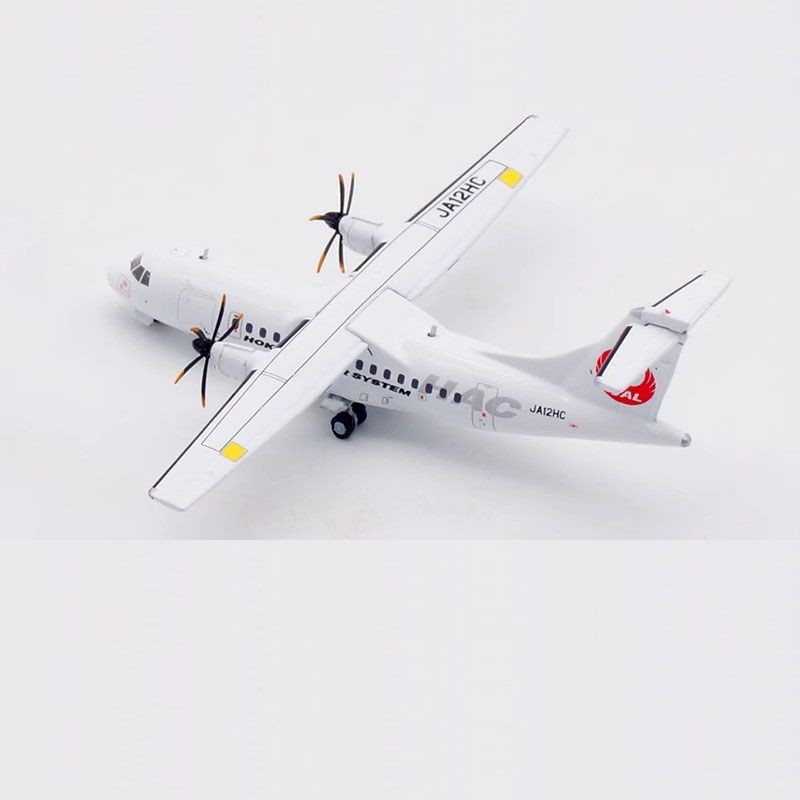 JC Wing 1: 400 เครื่องบินโลหะผสมรุ่น 5 ซม. Japan Airlines ATR-42-600 JA12HC
