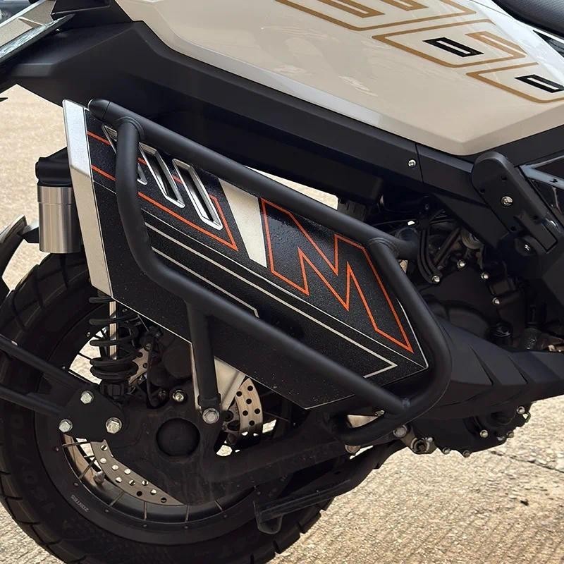 สําหรับ ZONTES 368G 368 K 368M 368-G รถจักรยานยนต์ท่อไอเสียท่อ Guard กันชน Anti Drop Bar - รูปที่ 6