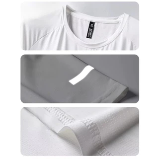 ZENOX ผ้าไหมน้ําแข็งตาข่ายแขนกุดสําหรับผู้ชายเสื้อกล้ามกีฬาระบายอากาศแห้งเร็ววิ่งออกกําลังกายเสื้อกั๊กสีดําสีขาว