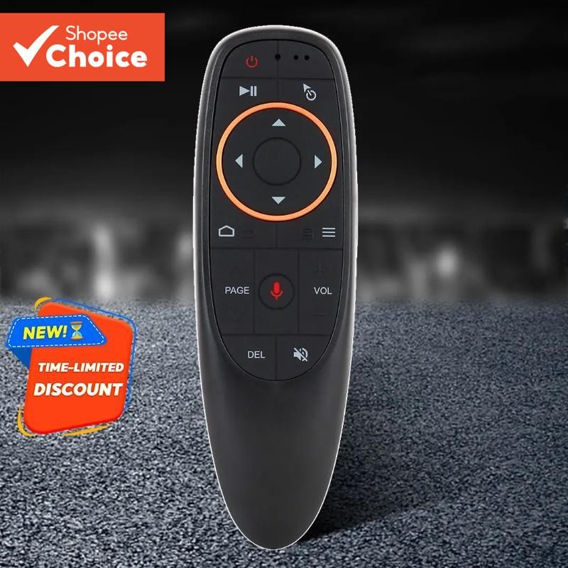 G10S Air Mouse Voice Universal Remote สําหรับทีวี 2.4G ไร้สาย IR การเรียนรู้สําหรับ H96 MAX X88 Pro 