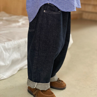 ฤดูใบไม้ผลิและฤดูใบไม้ร่วง กางเกงยีนส์สีน้ำเงินและดำสำหรับเด…