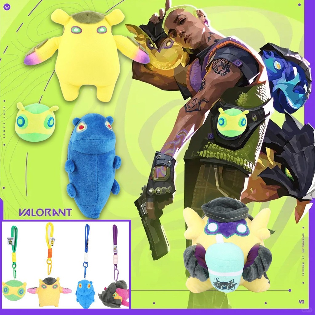 【พร้อมส่ง】valorant ของเล่นตุ๊กตา Sasha Pendant Egg Cover Gekko Valorant ของเล่นเกม VALORANT
