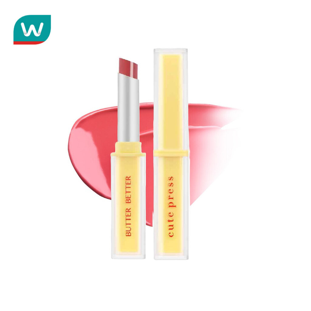 Cute Press คิวท์เพลส บัตเตอร์ เจล ลิป ทินท์ 1.8ก. 05 พิ้งกี้ พุดดิ้ง