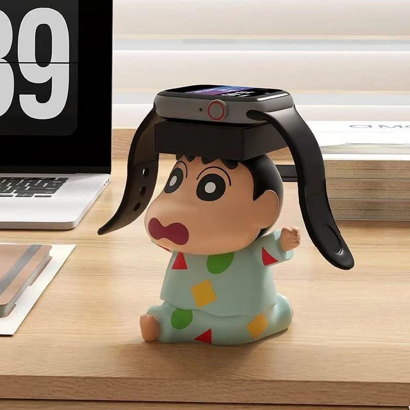 ที่วางโทรศัพท์มือถือ » Crayon Shin-Chan Creative น่ารักเหมาะสําหรับสมาร์ท Apple iwatchs10 นาฬิกาแท่นชาร์จฐานเครื่องประดับ