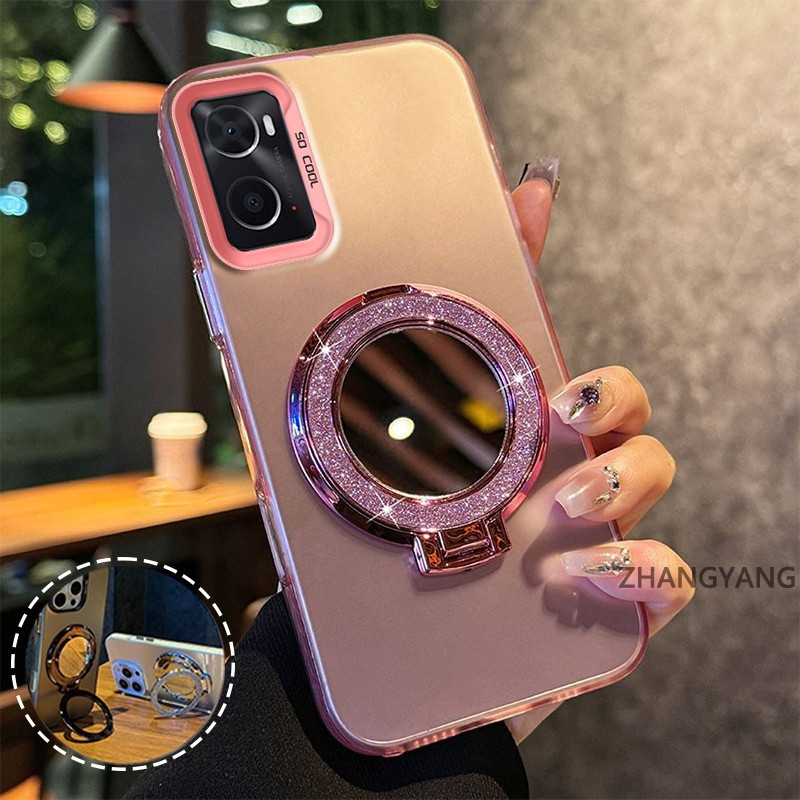 สําหรับ OPPO A76 A96 A36 Clear กรณีหนาชุบซิลิโคน ShockProof เคสโทรศัพท์ CCCCA12