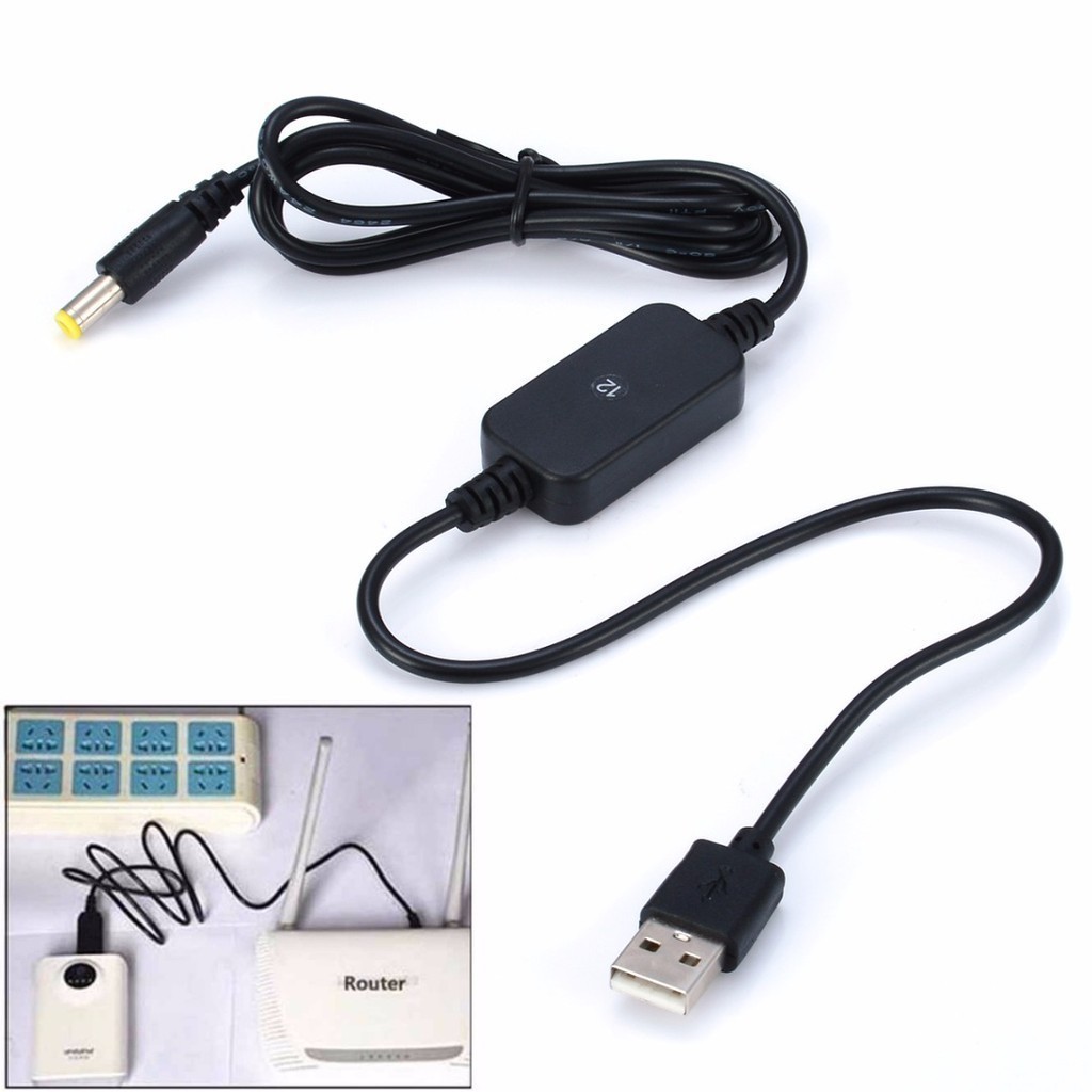 DC-DC Converter Adapter Cable USB 5V to 12V DC Jack  No.14072405