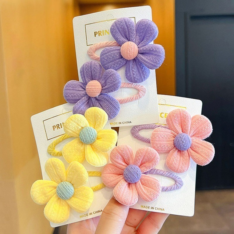 กิ๊บติดผมดอกไม้  สีสันสดใส สำหรับผู้หญิง กิ๊บติดผมแฟชั่น   พร้อมส่ง