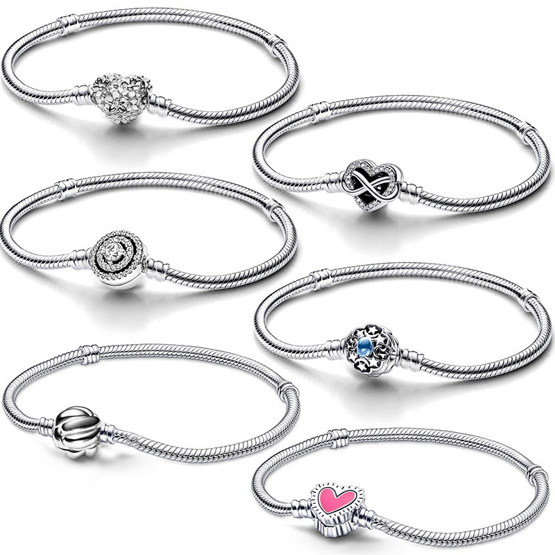 สร้อยข้อมือโซ่งูกระดูกคลาสสิก ออกแบบใหม่ ยอดนิยม