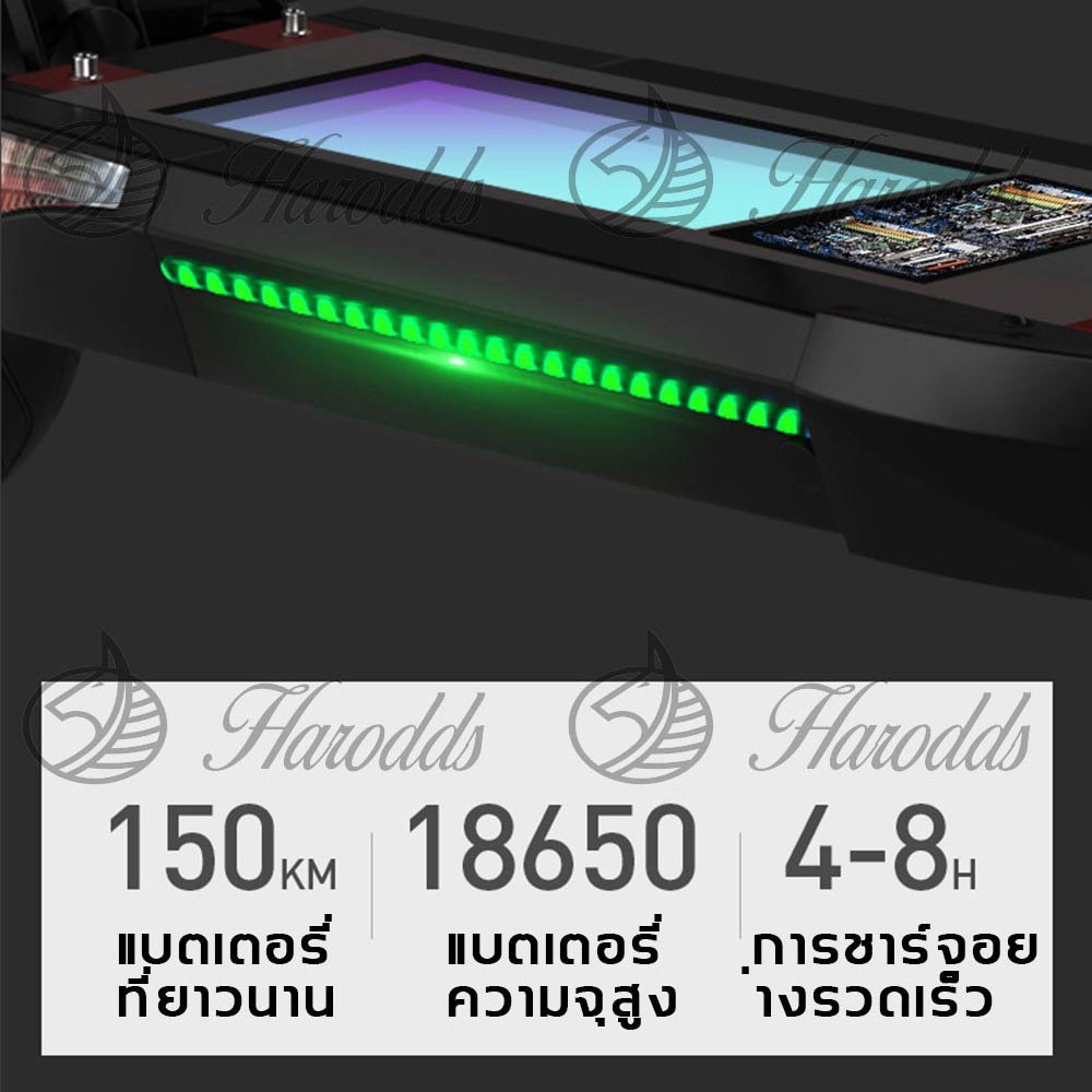 [รับประกัน 1 ปี]SEALUP Q13 สกูตเตอร์ รับได้ 200 kg พับได้ ความเร็ว 55KM/H กันน้ำ IP54 ระยะ 40-150km สกู๊ตเตอร์ไฟฟ้า ราคา ถูกที่สุด โปรบีเคเค แกลเลอรีภาพที่ 7