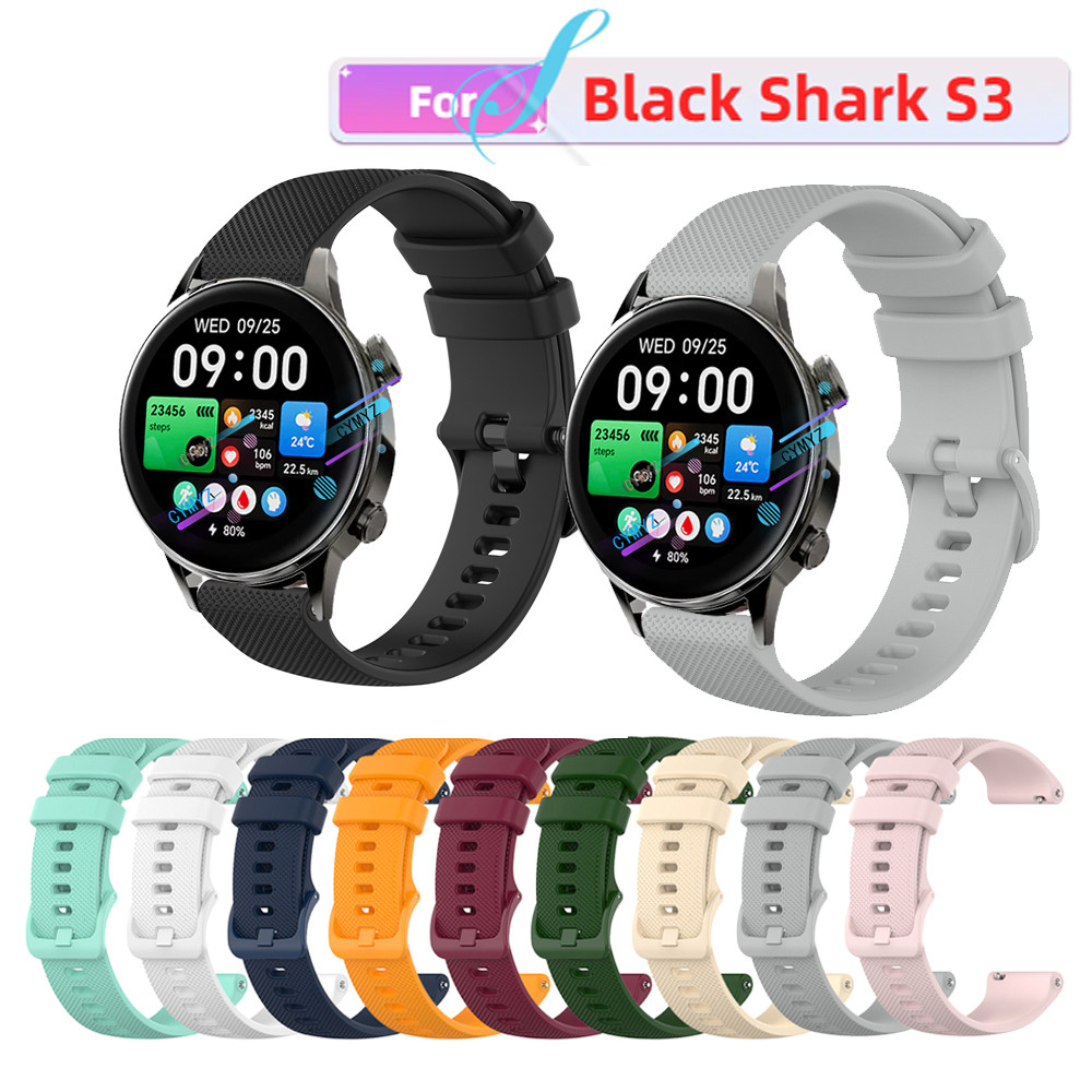 Black shark S3 สายนาฬิกาอัจฉริยะ สายซิลิโคน Black shark S3 strap สายรัดข้อมือกีฬา
