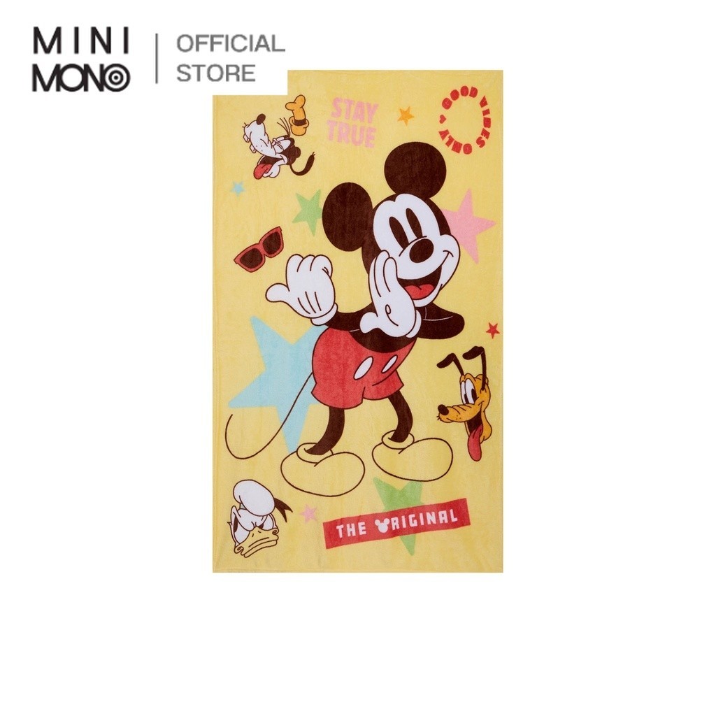 [Mini Mono X Haven] ผ้าห่ม ขนาด 100x150 ซม. ลาย Mix Character Mickey