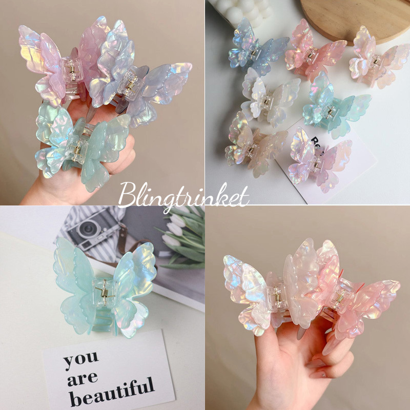 BlingTrinket🩷สไตล์เกาหลีโบว์ติดผม กิ๊บติดผมสีสันสดใส มีให้เลือกหลากหลายสี พร้อมส่งในไทย