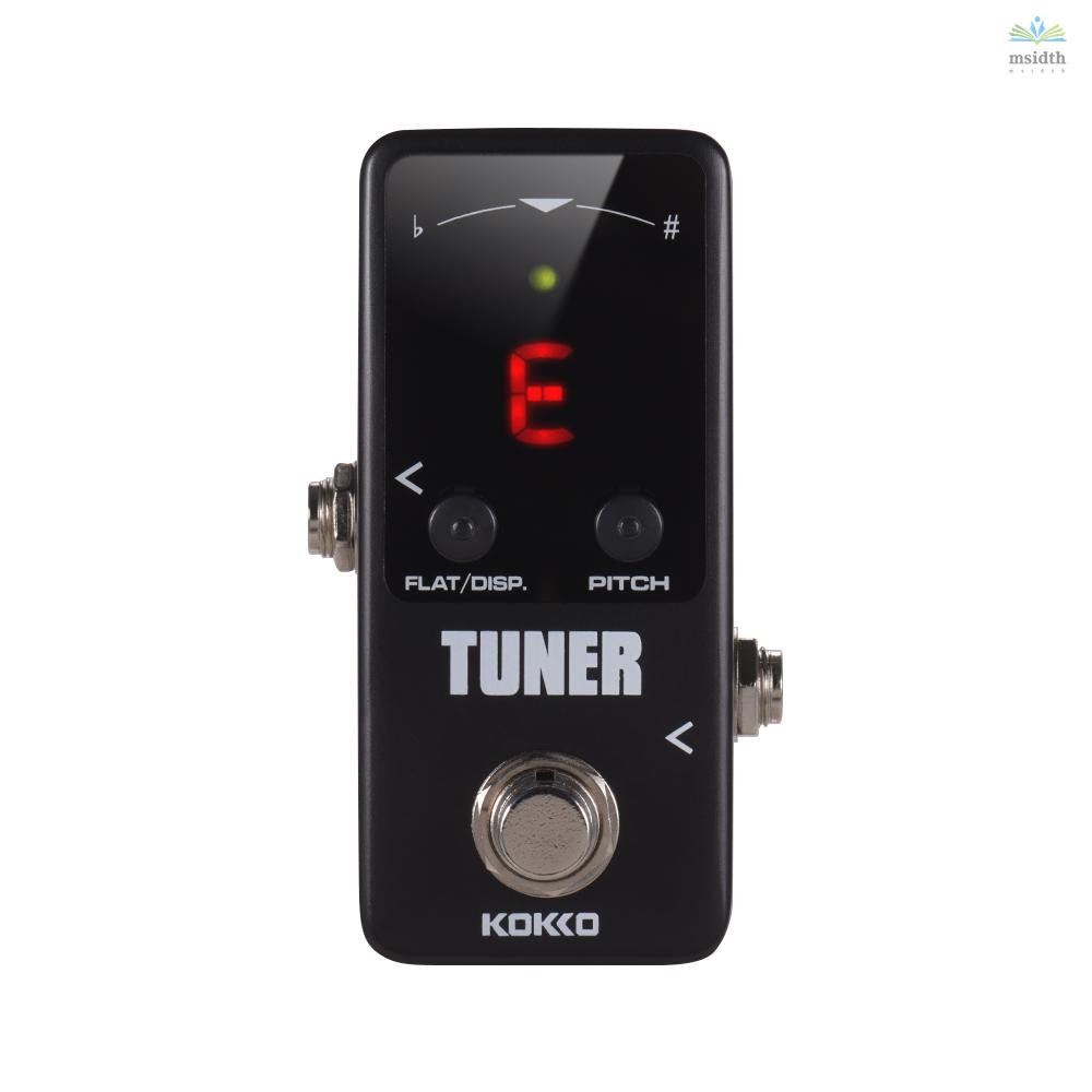KOKKO Ftn2 Tuner Bypass Tuner Bypass Pedal Music Led Display Tuner ☞ [เร็วพร้อมจอ Inst ☞ [รวดเร็ว [c