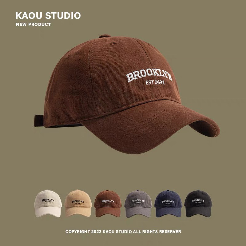 หมวกเบสบอลย้อนยุคแบบนุ่มที่เข้ากันได้กับทุกชุด L1MH