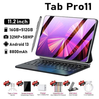 Tablet Baru 11,6 Inci Pro11 Belajar dan Hiburan Kantor Super Tipis SIM/WiFi Komputer Label Tablet Murah Android