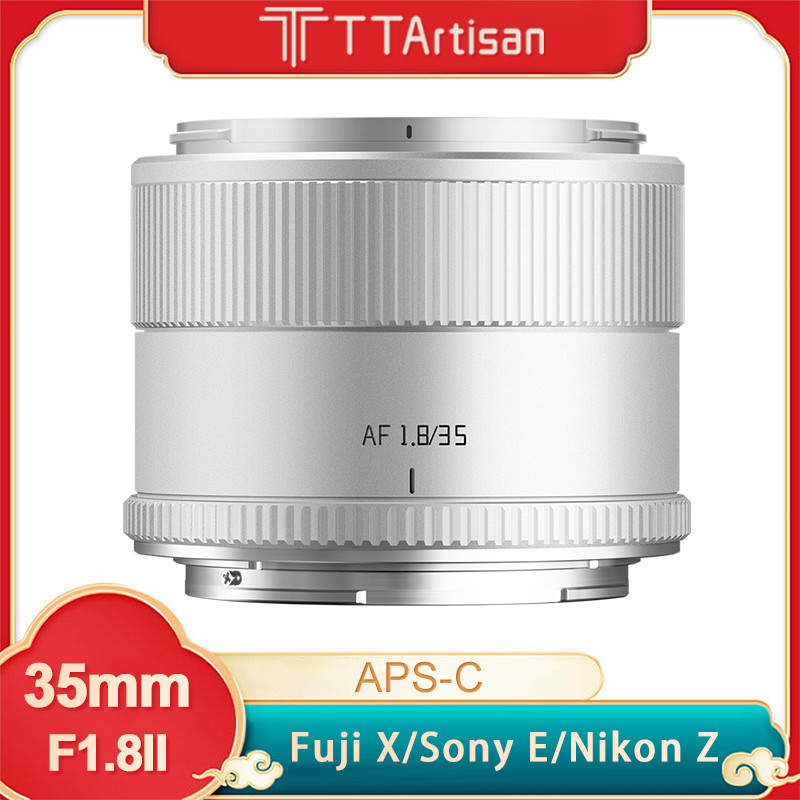 TTArtisan 35 มม.F1.8 II AF Auto Focus APS-C รูรับแสงขนาดใหญ่ Prime เลนส์สําหรับกล้อง Portrait Fujifilm X-mount XT30 XT10 XT50 Sony ZVE10M2 Nikon Z Z30 ZFC