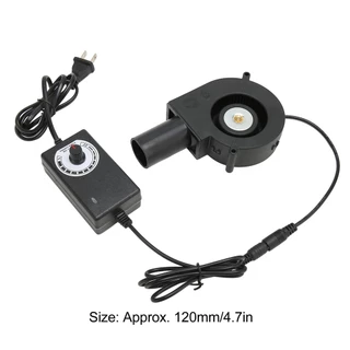 monqiqi พัดลมหอยโข่ง 12V DC ปรับได้ เทอร์โบ ลมแรง พัดลมระบายอากาศ พัดลมเทอร์โบ พัดลมก้นหอย พัดลมเป่าเตา เครื่องเป่าลม